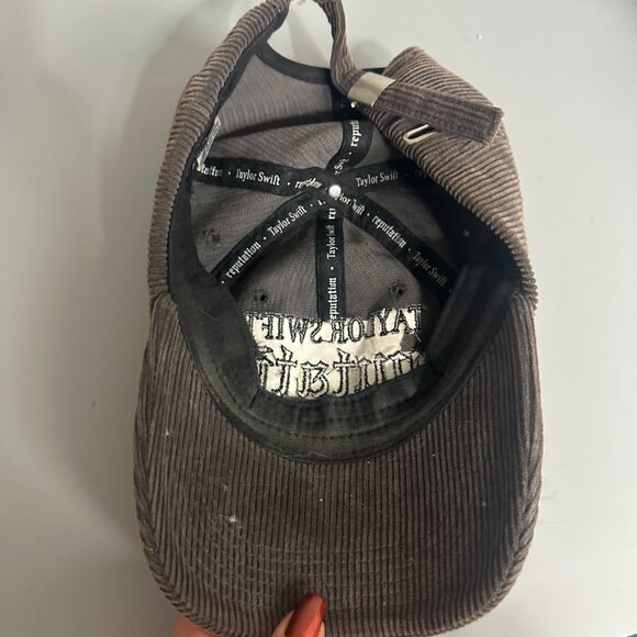 Official Taylor Swift Hat Reputation Stadium Tour Corduroy Baseball Cap brown - Picture 5 of 6